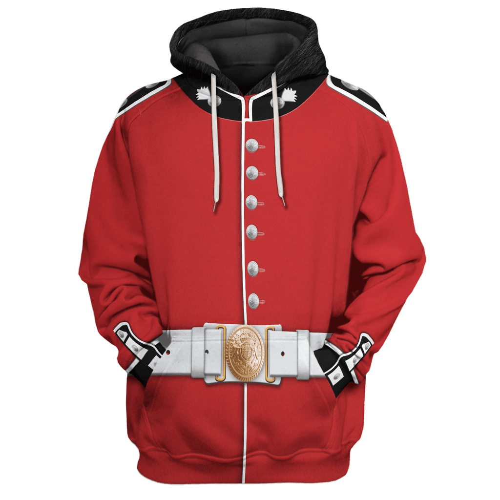 OodieGang The Queen Guards United Kingdom Costume Hoodie Sweatshirt T-Shirt Tracksuit - OodieGang.com