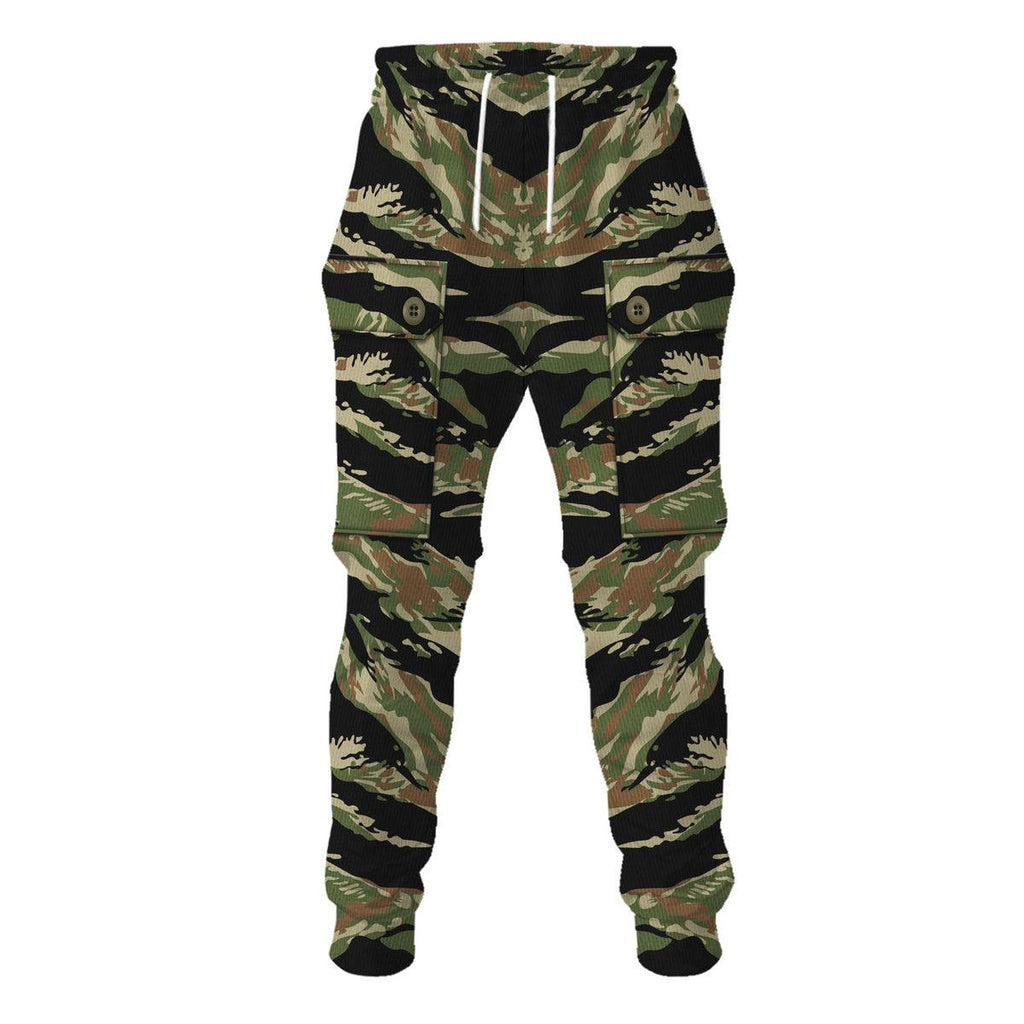 OodieGang Tigerstripe South Vietnam Special Forces Tiger Stripe CAMO Costume Hoodie Sweatshirt T-Shirt Tracksuit - OodieGang.com