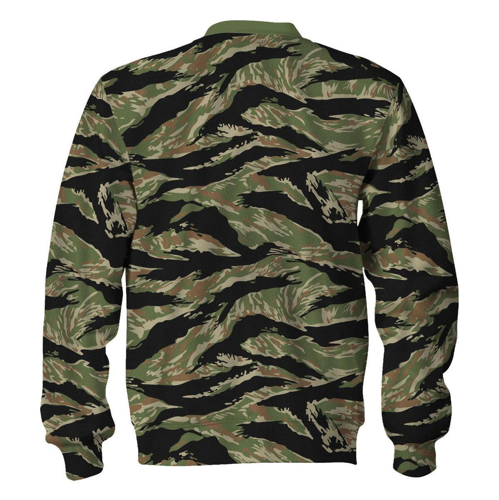 OodieGang Tigerstripe South Vietnam Special Forces Tiger Stripe CAMO Costume Hoodie Sweatshirt T-Shirt Tracksuit - OodieGang.com