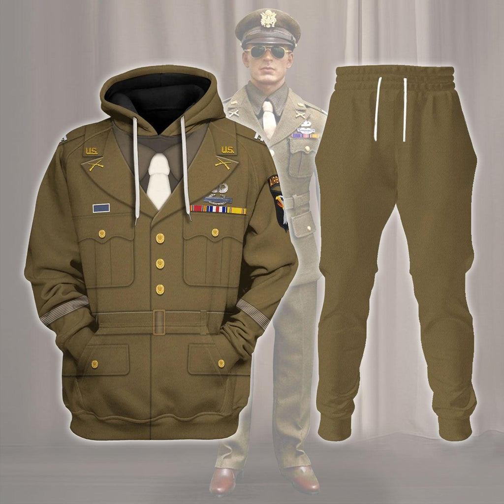 OodieGang U.S General WWII Costume Hoodie Sweatshirt T-Shirt Tracksuit - OodieGang.com