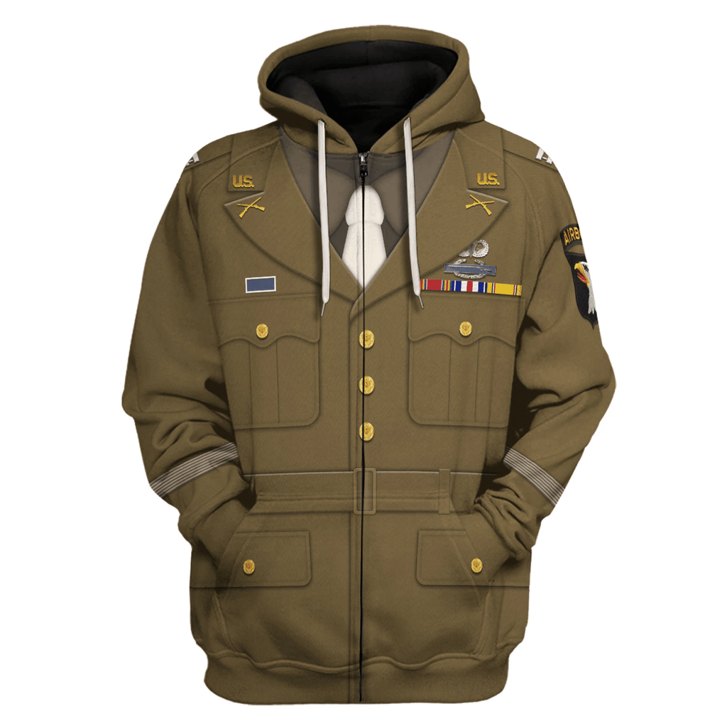 OodieGang U.S General WWII Costume Hoodie Sweatshirt T-Shirt Tracksuit - OodieGang.com