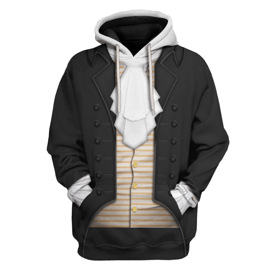 OodieGang U.S. President Thomas Jefferson Costume Hoodie Sweatshirt T-Shirt Tracksuit - OodieGang.com