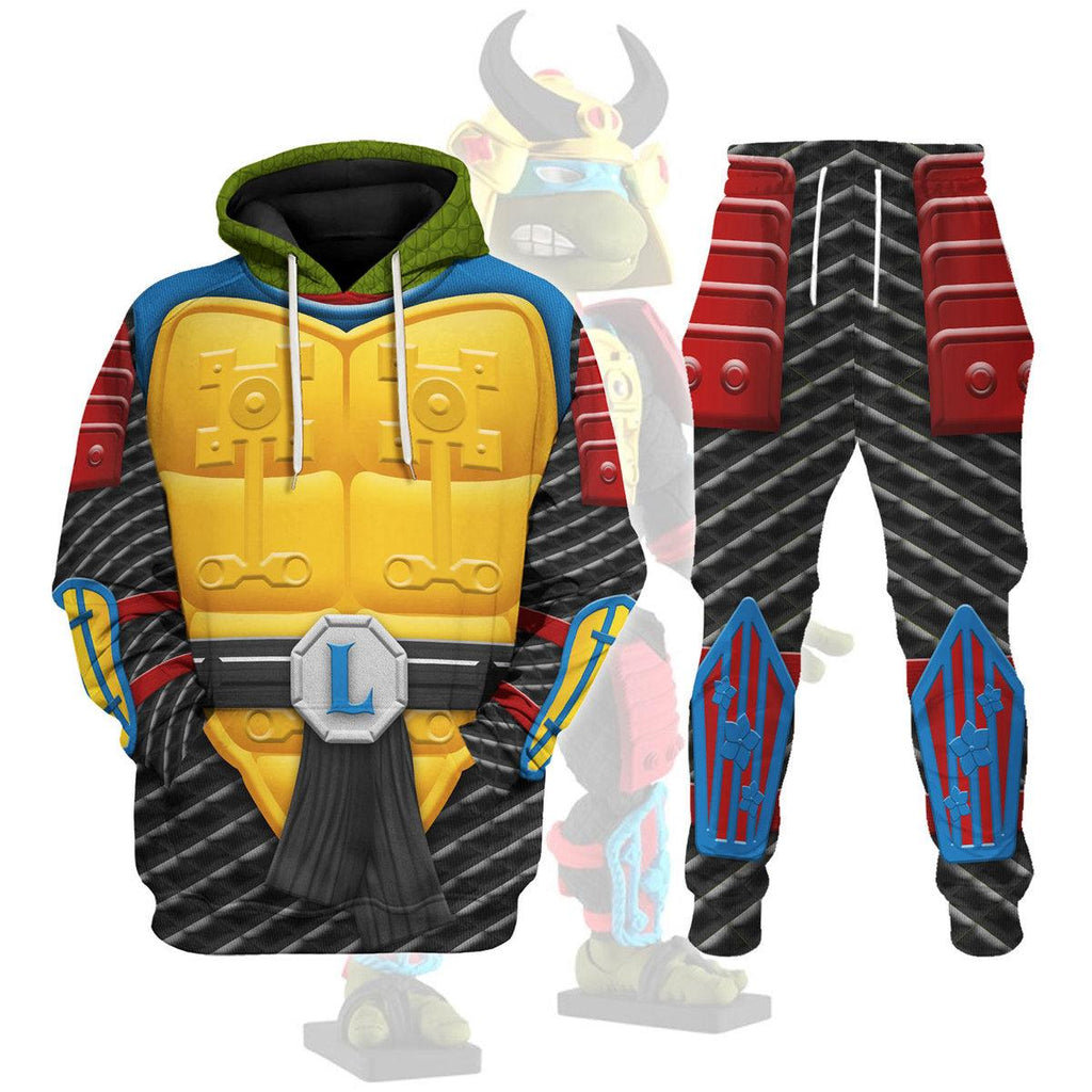 OodieGang Ultimates! Sewer Samurai Leonardo TMNT Costume Hoodie Sweatshirt T-Shirt Sweatpants - OodieGang.com