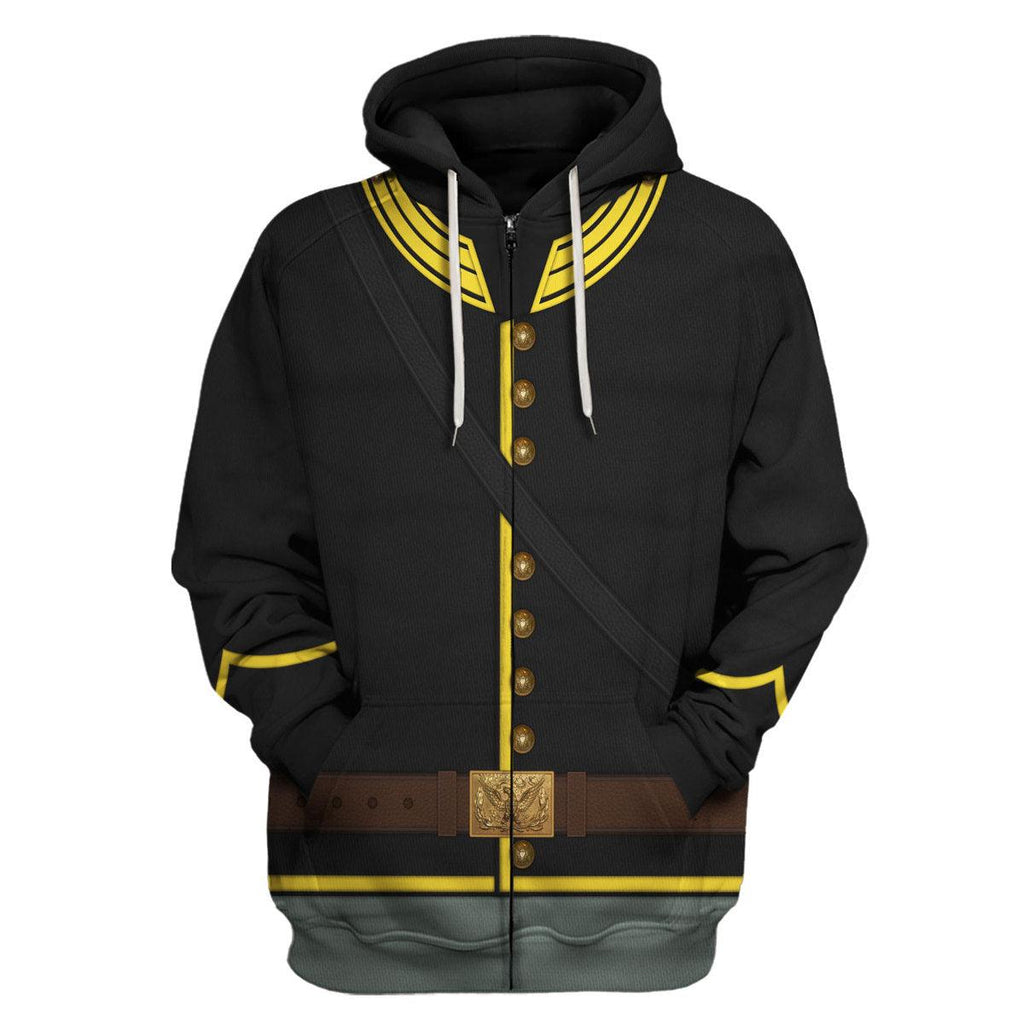 Oodiegang Union Army- Cavalry Trooper Uniform All Over Print Hoodie Sweatshirt T-Shirt Tracksuit - Oodiegang.com