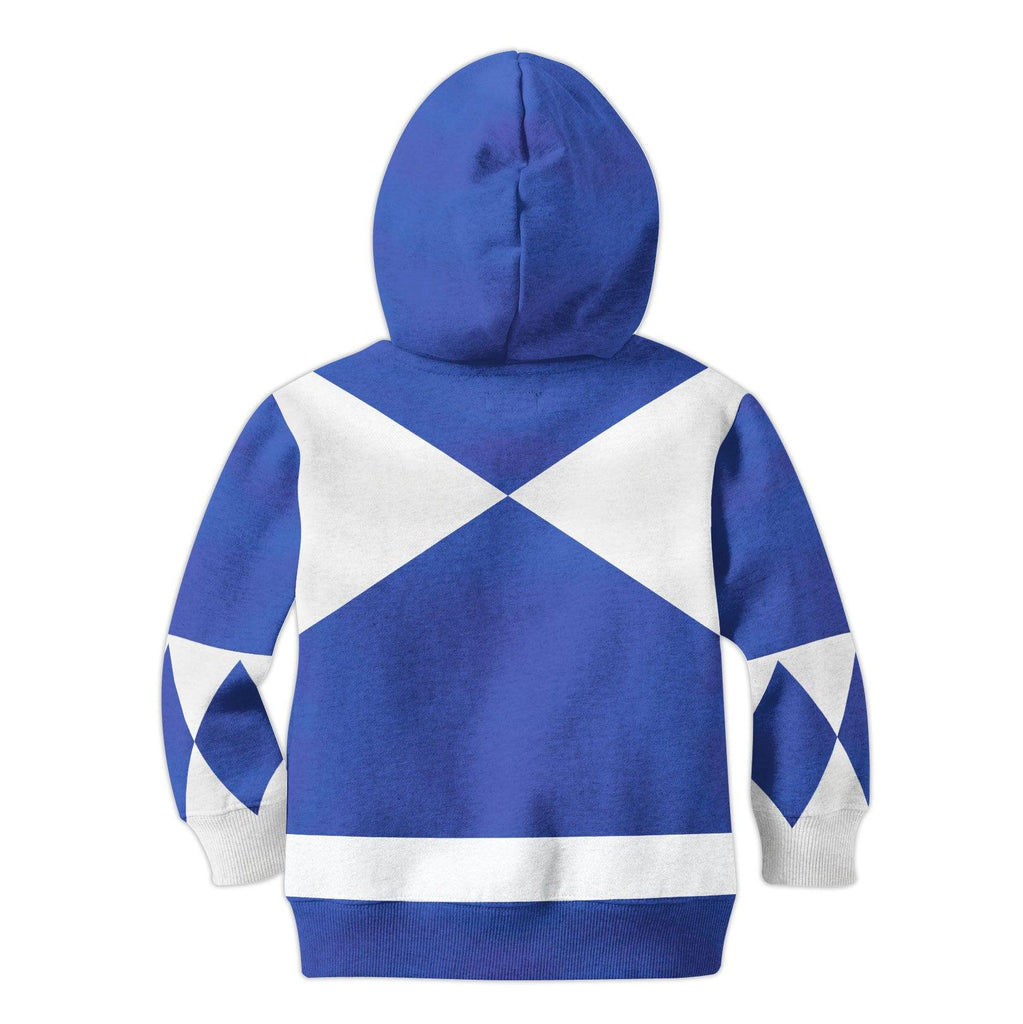 OodieGang Unisex Kid Tops Blue Power Ranger 3D Apparel - OodieGang.com