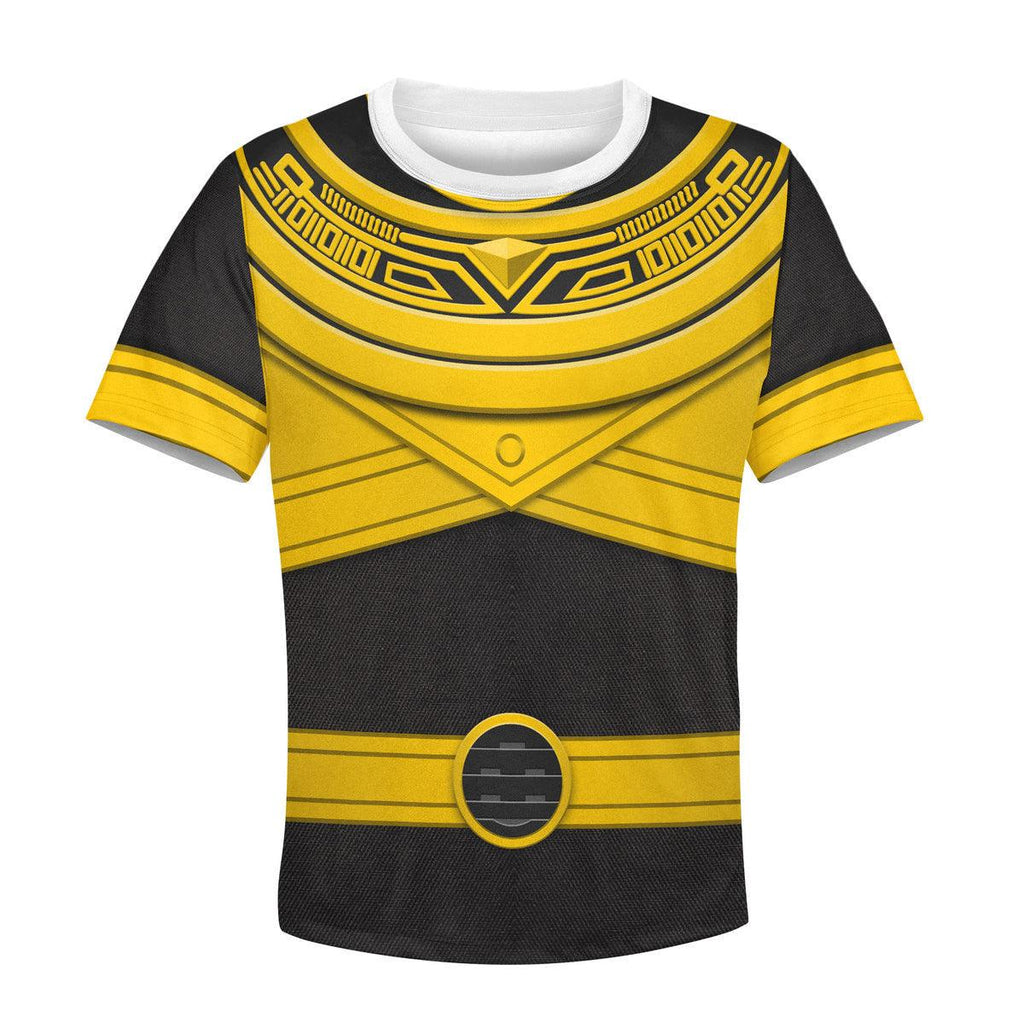 OodieGang Unisex Kid Tops Gold Power Rangers Zeo Kid 3D Apparel - OodieGang.com