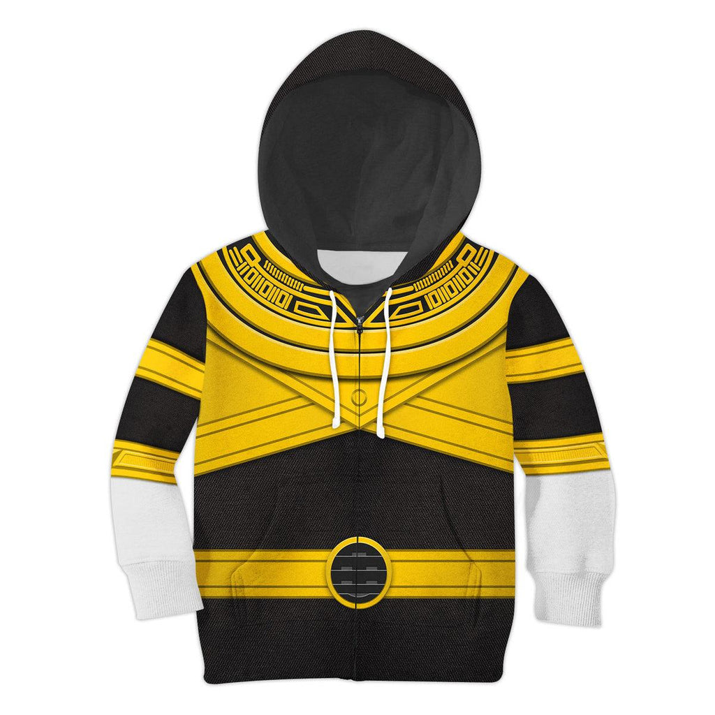 OodieGang Unisex Kid Tops Gold Power Rangers Zeo Kid 3D Apparel - OodieGang.com