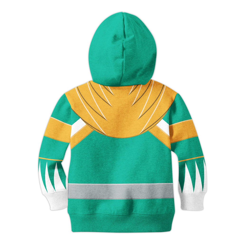 OodieGang Unisex Kid Tops Green Power Ranger 3D Apparel - OodieGang.com