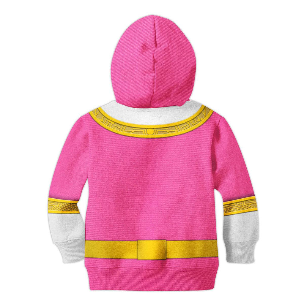 OodieGang Unisex Kid Tops Pink Power Rangers Zeo Kid 3D Apparel - OodieGang.com