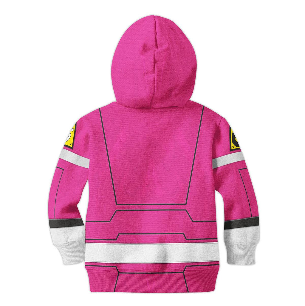 OodieGang Unisex Kid Tops Power Rangers Turbo Pink 3D Apparel - OodieGang.com