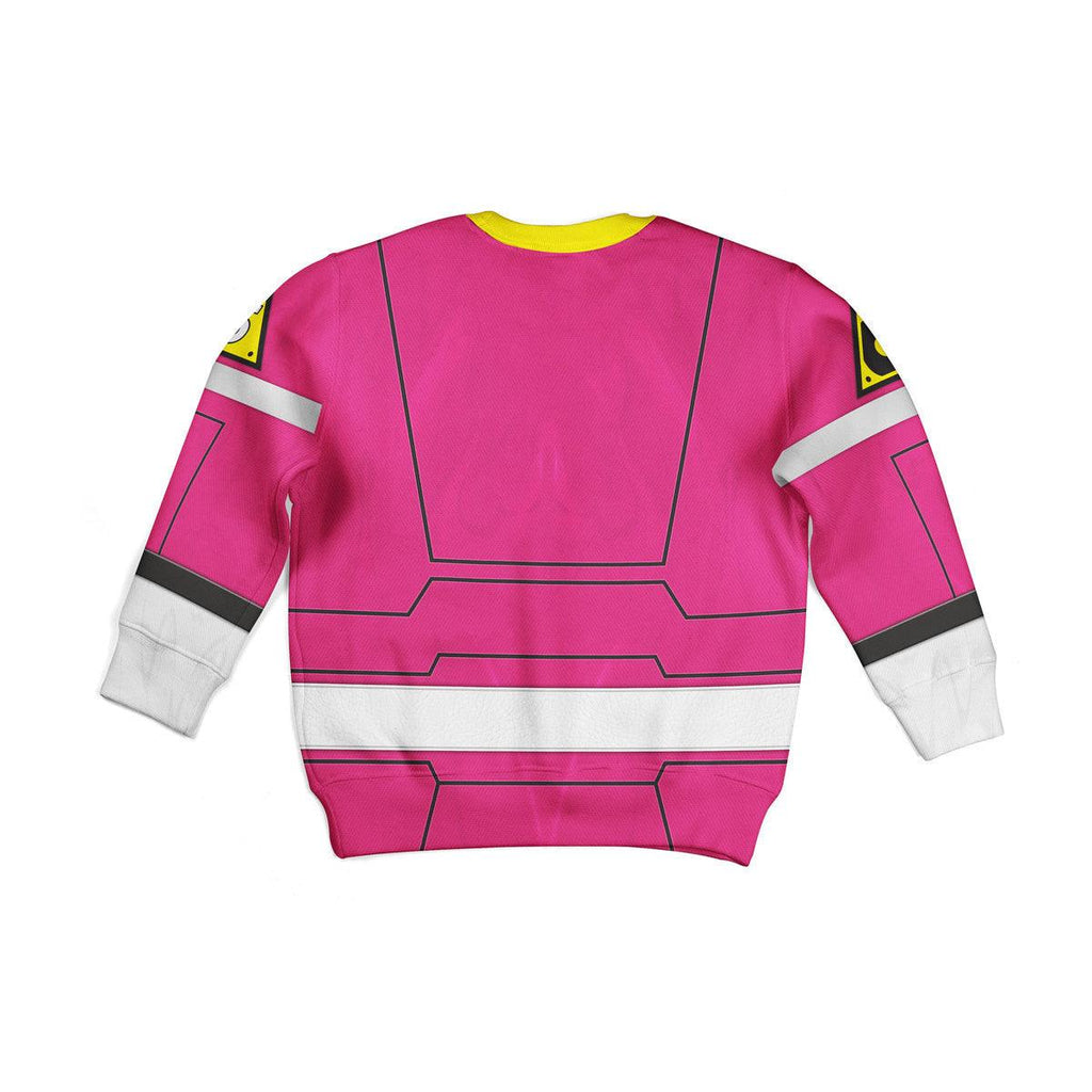 OodieGang Unisex Kid Tops Power Rangers Turbo Pink 3D Apparel - OodieGang.com