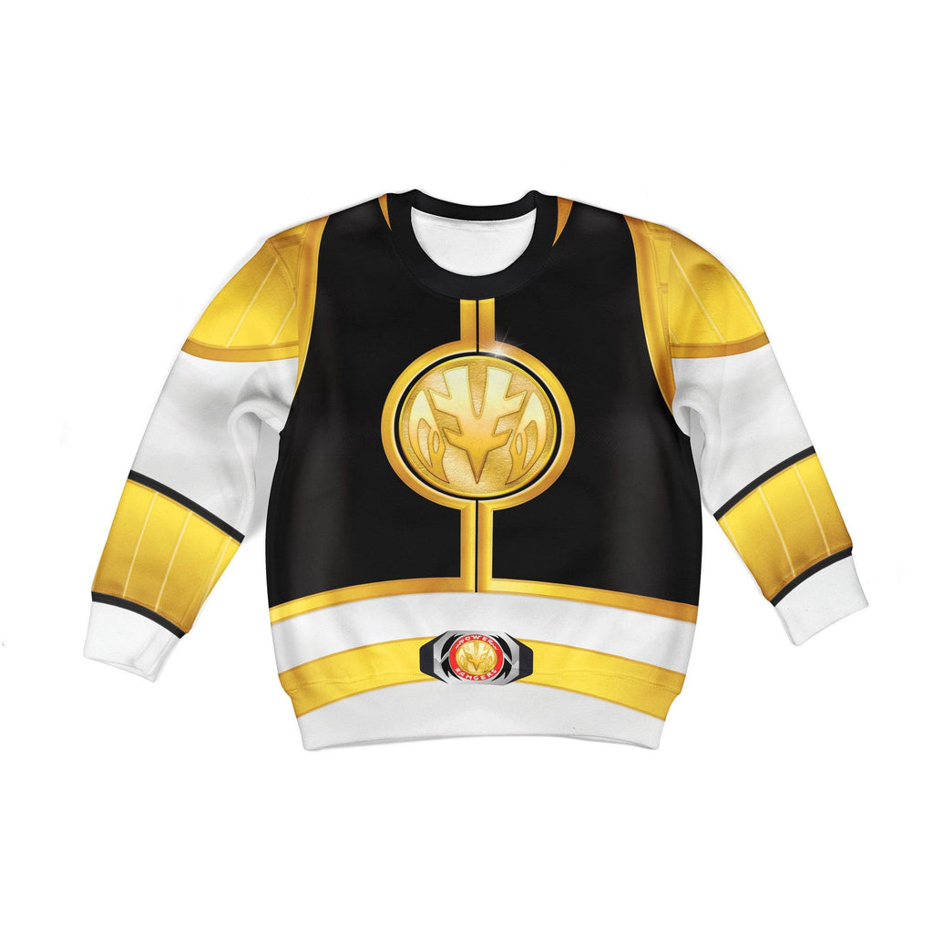 OodieGang Unisex Kid Tops White Power Ranger 3D Apparel - OodieGang.com