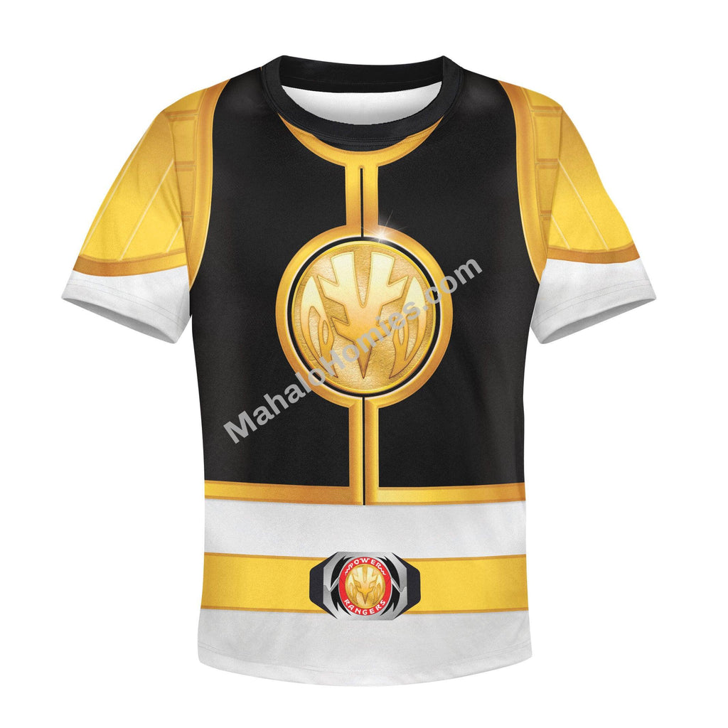 OodieGang Unisex Kid Tops White Power Ranger 3D Apparel - OodieGang.com