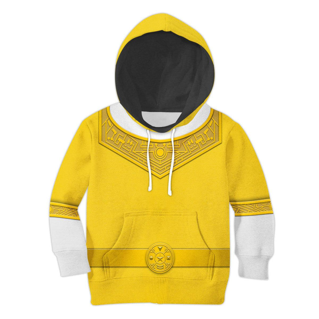 OodieGang Unisex Kid Tops Yellow Power Rangers Zeo Kid 3D Apparel - OodieGang.com