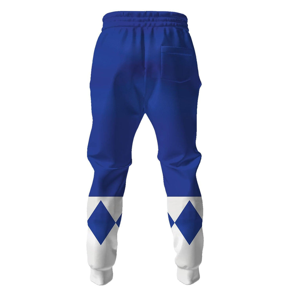 OodieGang Unisex Tracksuit Hoodies Blue Power Ranger 3D Costumes - OodieGang.com