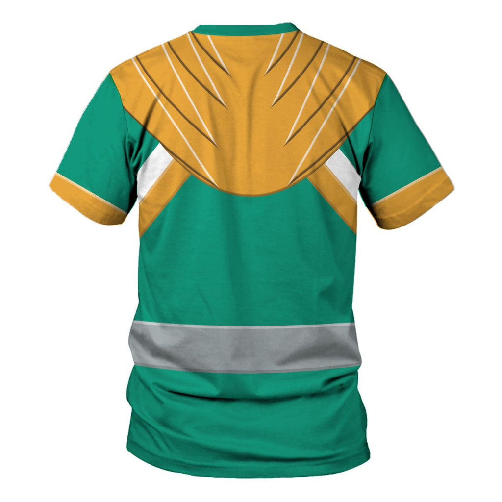 OodieGang Unisex Tracksuit Hoodies Green Power Ranger 3D Costumes - OodieGang.com