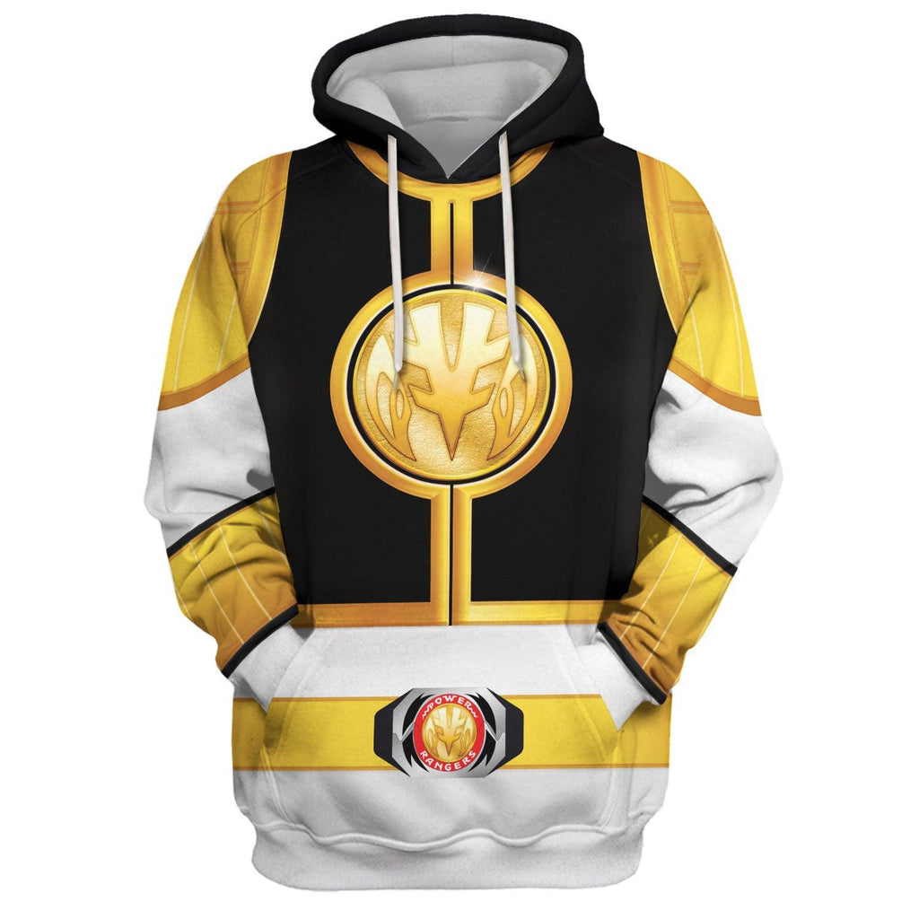 OodieGang Unisex Tracksuit Hoodies White Power Ranger 3D Costumes - OodieGang.com