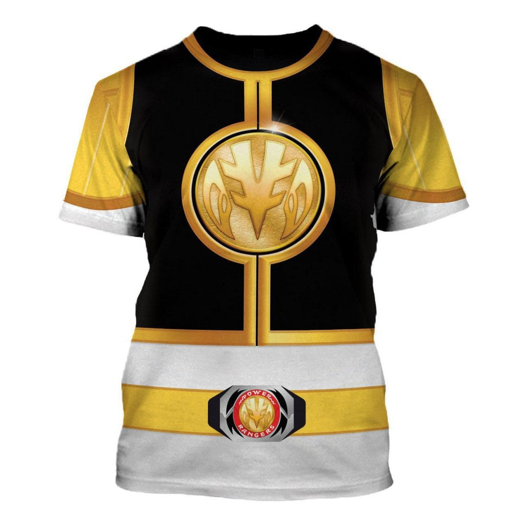 OodieGang Unisex Tracksuit Hoodies White Power Ranger 3D Costumes - OodieGang.com