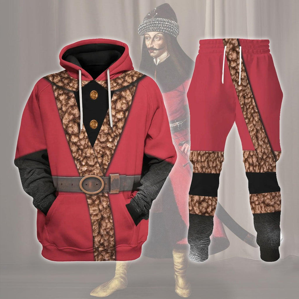 OodieGang Vlad the Impaler Costume Hoodie Sweatshirt T-Shirt Tracksuit - OodieGang.com