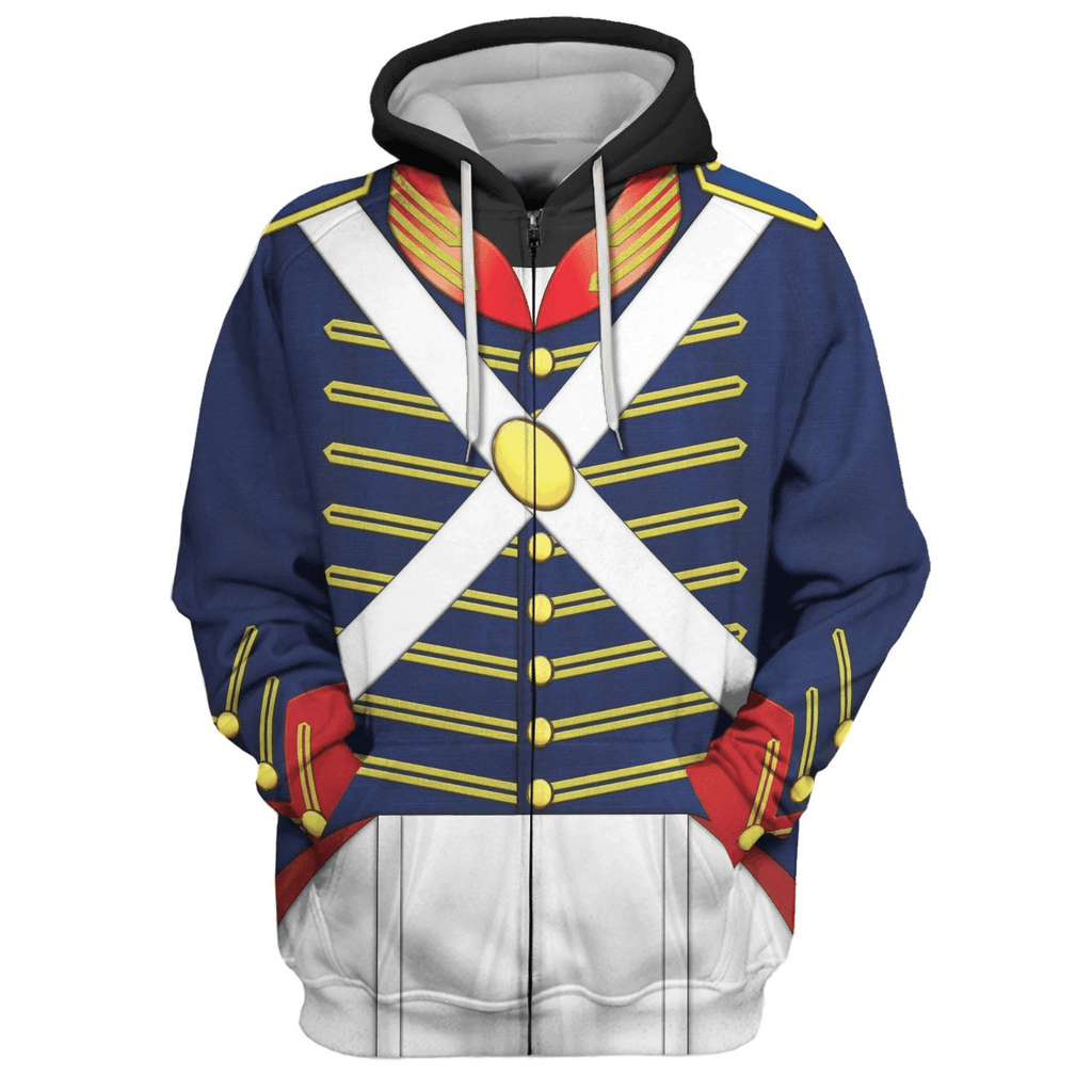 OodieGang War of 1812 (1812-1815) US Army Costume Hoodie Sweatshirt T-Shirt Tracksuit - OodieGang.com