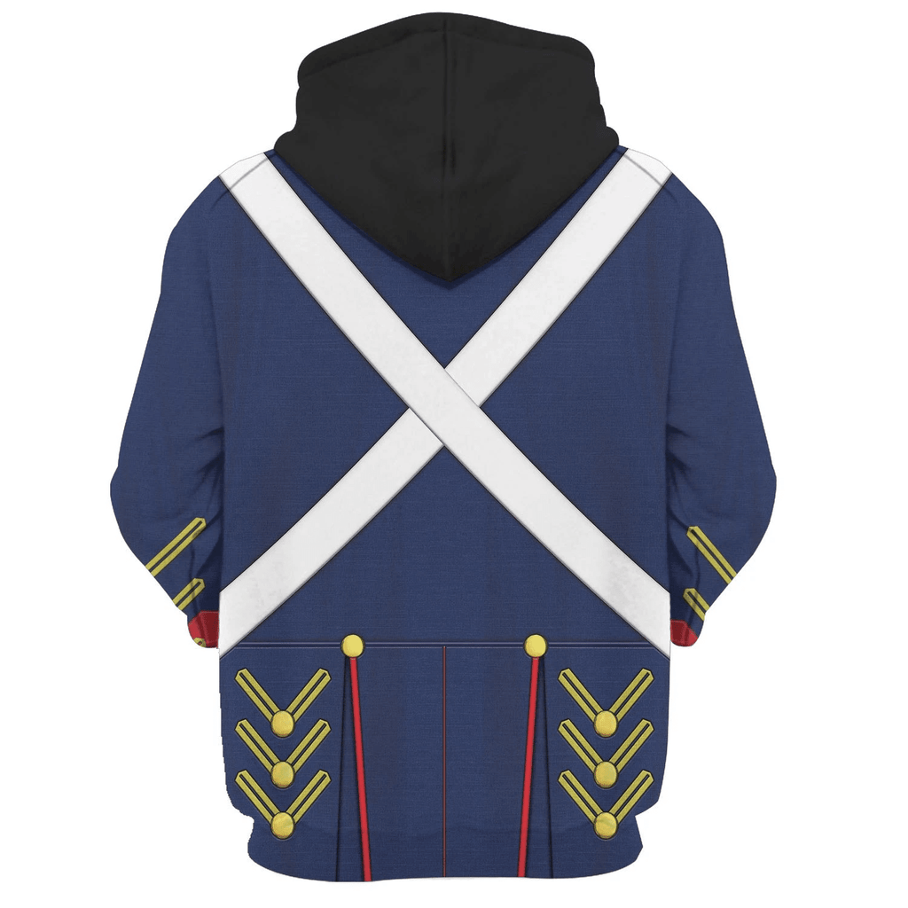 OodieGang War of 1812 (1812-1815) US Army Costume Hoodie Sweatshirt T-Shirt Tracksuit - OodieGang.com