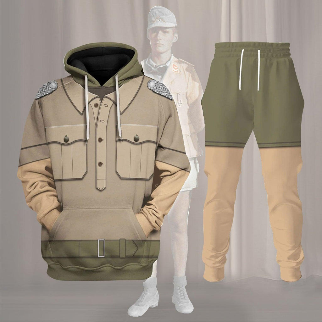 OodieGang Wehrmacht Heer Afrikakorps Officers Costume Hoodie Sweatshirt T-Shirt Tracksuit - OodieGang.com