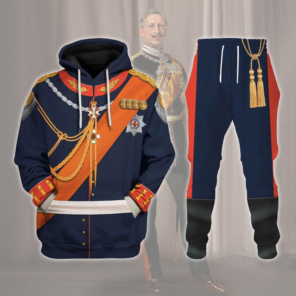 OodieGang Wilhelm II German Emperor Costume Hoodie Sweatshirt T-Shirt Tracksuit - OodieGang.com