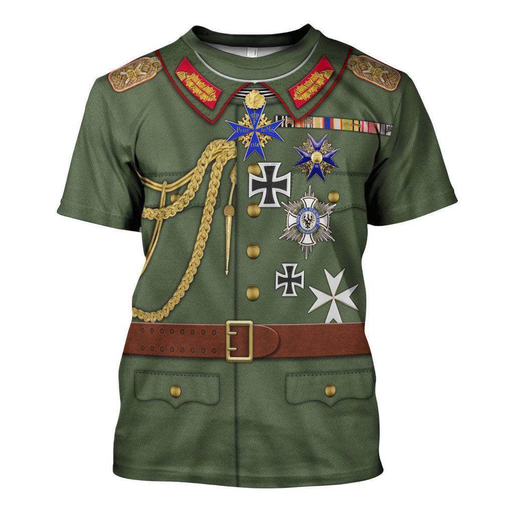 Oodiegang Wilhelm II Uniform German Emperor Costume Hoodie Sweatshirt T-Shirt Tracksuit - Oodiegang.com