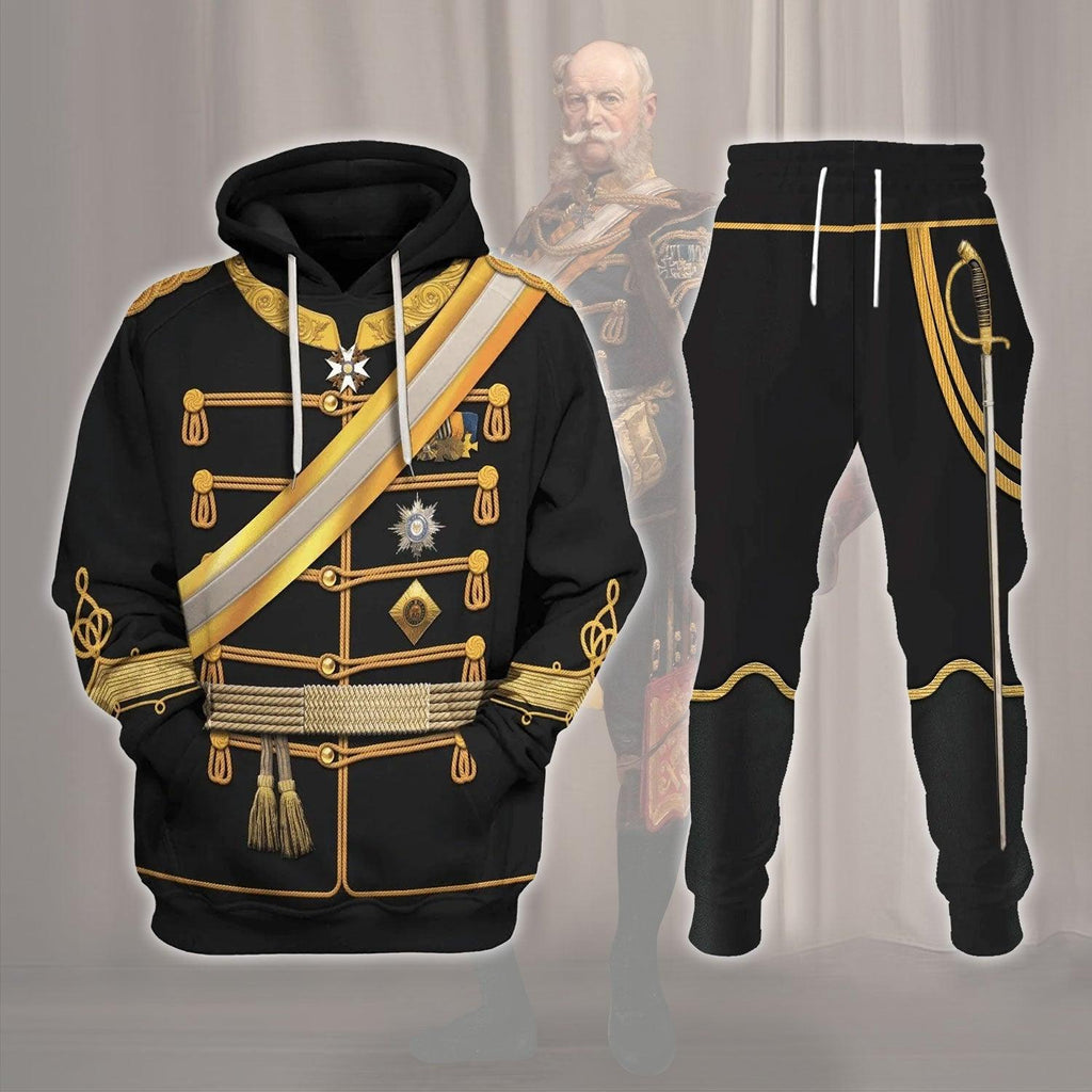 OodieGang William I German Emperor Costume Hoodie Sweatshirt T-Shirt Tracksuit - OodieGang.com