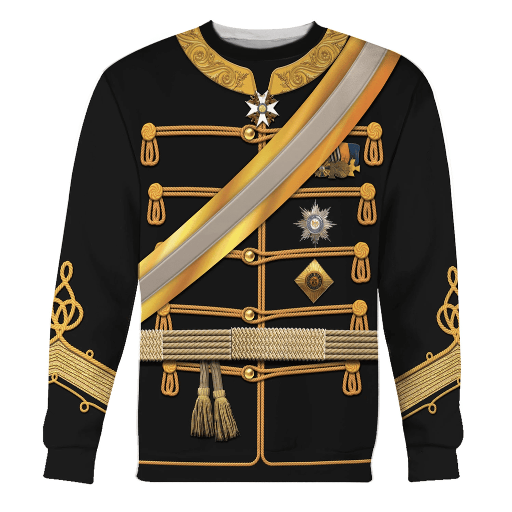 OodieGang William I German Emperor Costume Hoodie Sweatshirt T-Shirt Tracksuit - OodieGang.com