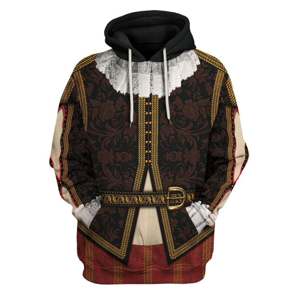 Oodiegang William Shakespeare Costume Hoodie Sweatshirt T-Shirt Tracksuit - Oodiegang.com