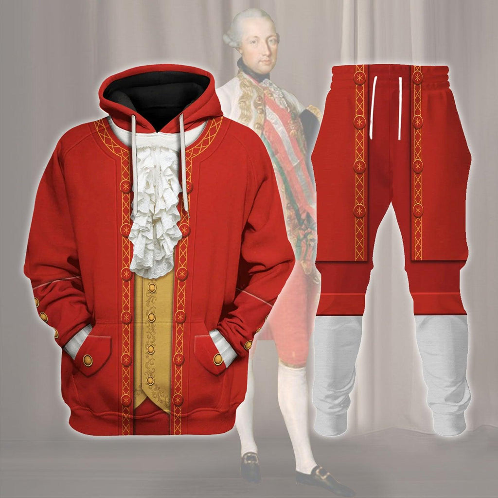 OodieGang Wolfgang Amadeus Mozart Costume Hoodie Sweatshirt T-Shirt Tracksuit - OodieGang.com