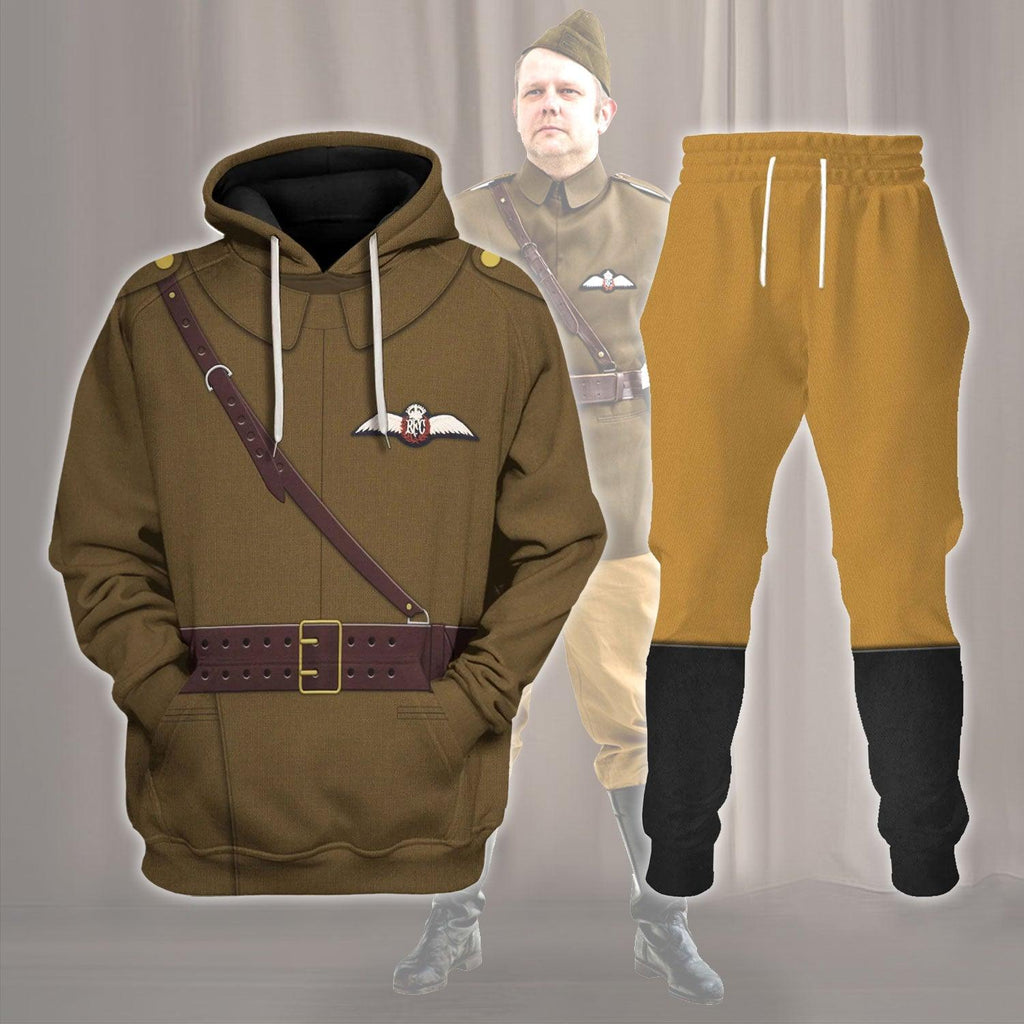 OodieGang WW1 British Royal Flying Corps Costume Hoodie Sweatshirt T-Shirt Tracksuit - OodieGang.com