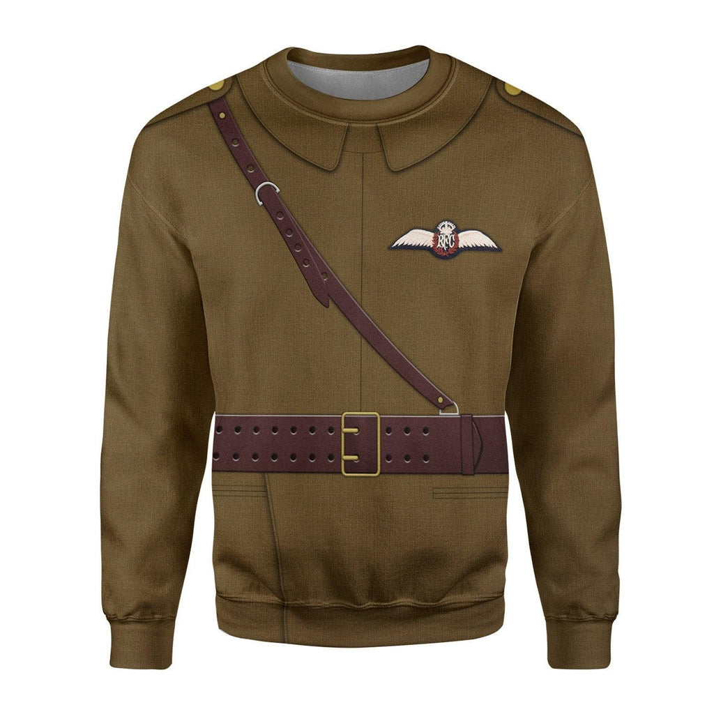 OodieGang WW1 British Royal Flying Corps Costume Hoodie Sweatshirt T-Shirt Tracksuit - OodieGang.com