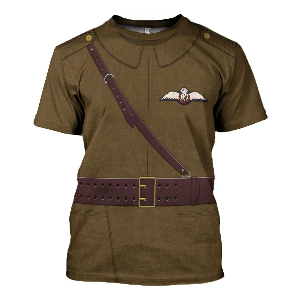 OodieGang WW1 British Royal Flying Corps Costume Hoodie Sweatshirt T-Shirt Tracksuit - OodieGang.com