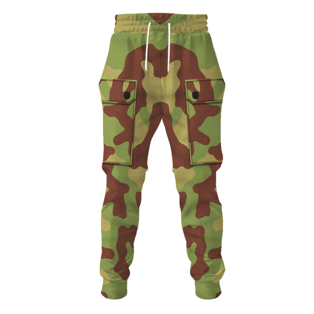 OodieGang WW2 M1929 Telo Mimetico Military Camouflage Pattern Costume Hoodie Sweatshirt T-Shirt Tracksuit - OodieGang.com