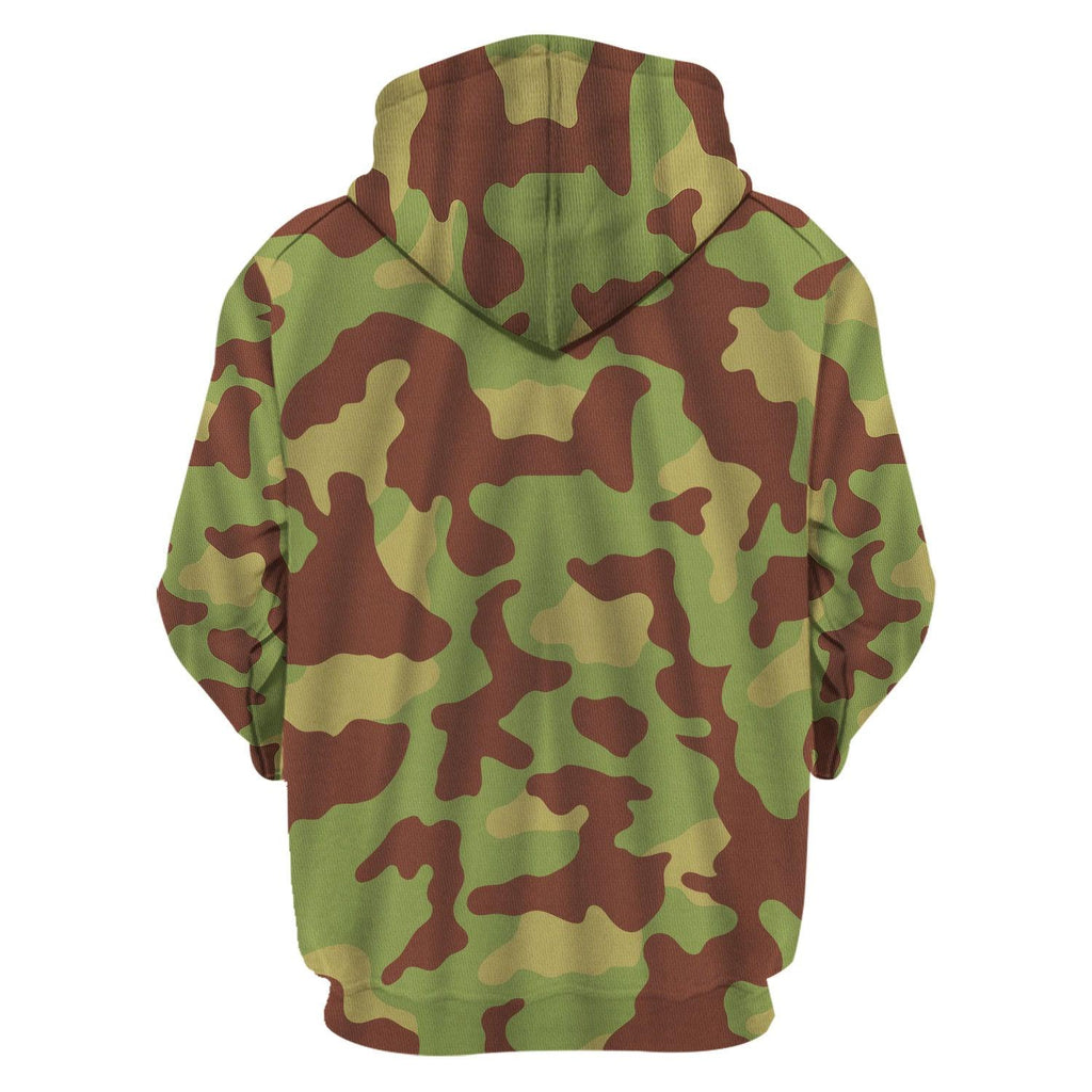 OodieGang WW2 M1929 Telo Mimetico Military Camouflage Pattern Costume Hoodie Sweatshirt T-Shirt Tracksuit - OodieGang.com