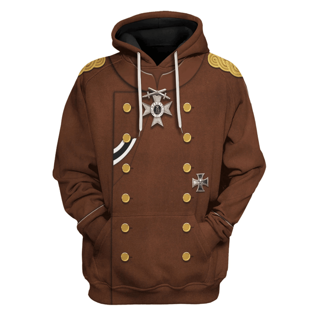 OodieGang WWI Erich von Falkenhayn Costume Hoodie Sweatshirt T-Shirt Tracksuit - OodieGang.com