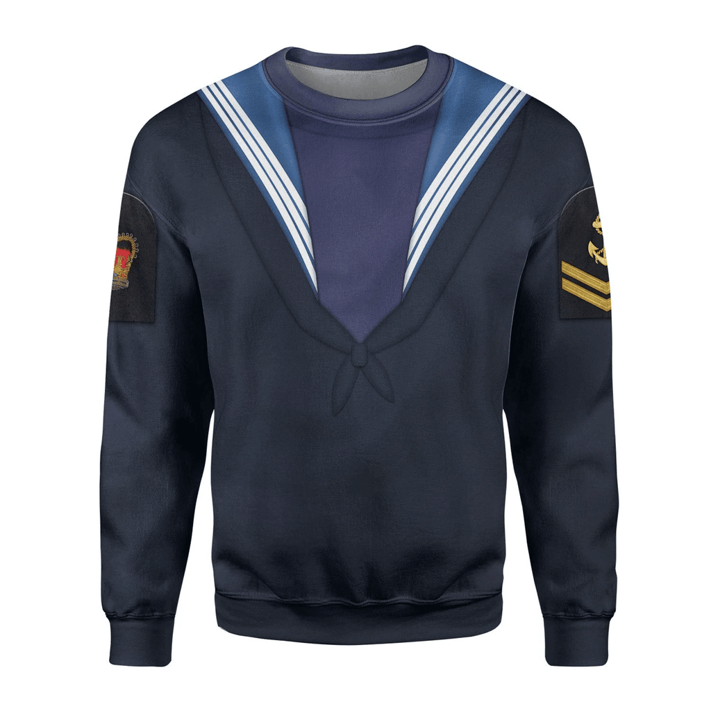 OodieGang WWII Royal Navy - Ratings Costume Hoodie Sweatshirt T-Shirt Tracksuit - OodieGang.com