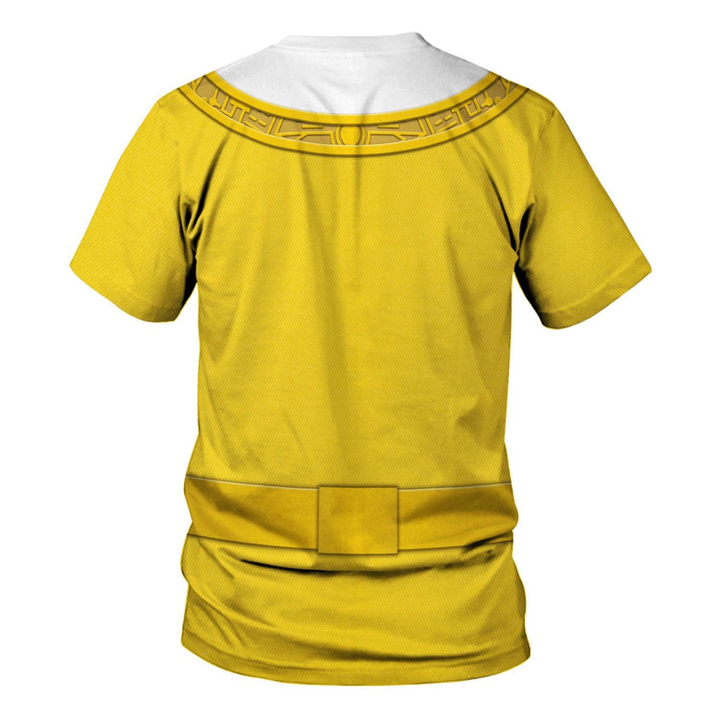 OodieGang Yellow Power Rangers Zeo Hoodies Sweatshirt T-shirt Hawaiian Tracksuit - OodieGang.com