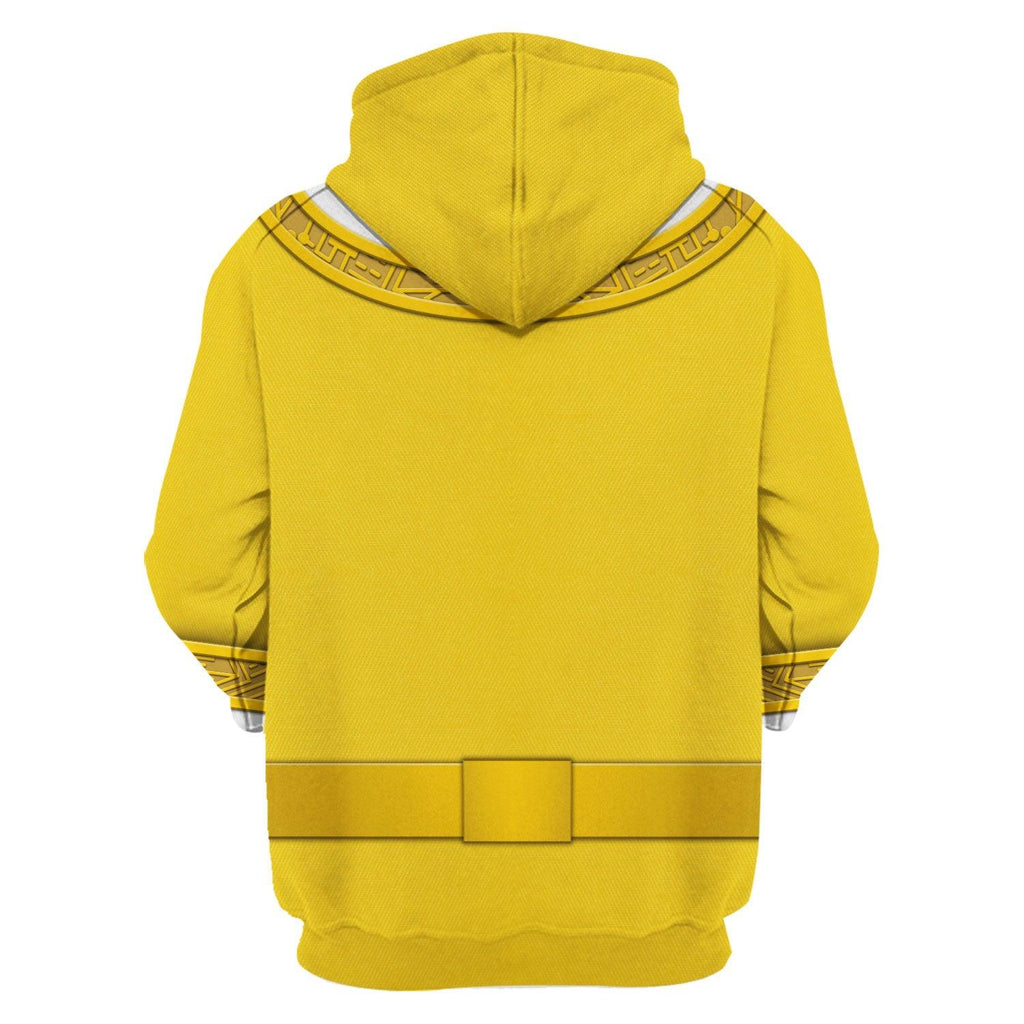 OodieGang Yellow Power Rangers Zeo Hoodies Sweatshirt T-shirt Hawaiian Tracksuit - OodieGang.com