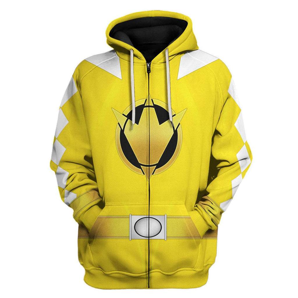 OodieGang Yellow Ranger Dino Thunder Hoodies Sweatshirt T-shirt Hawaiian Sweatpants - OodieGang.com