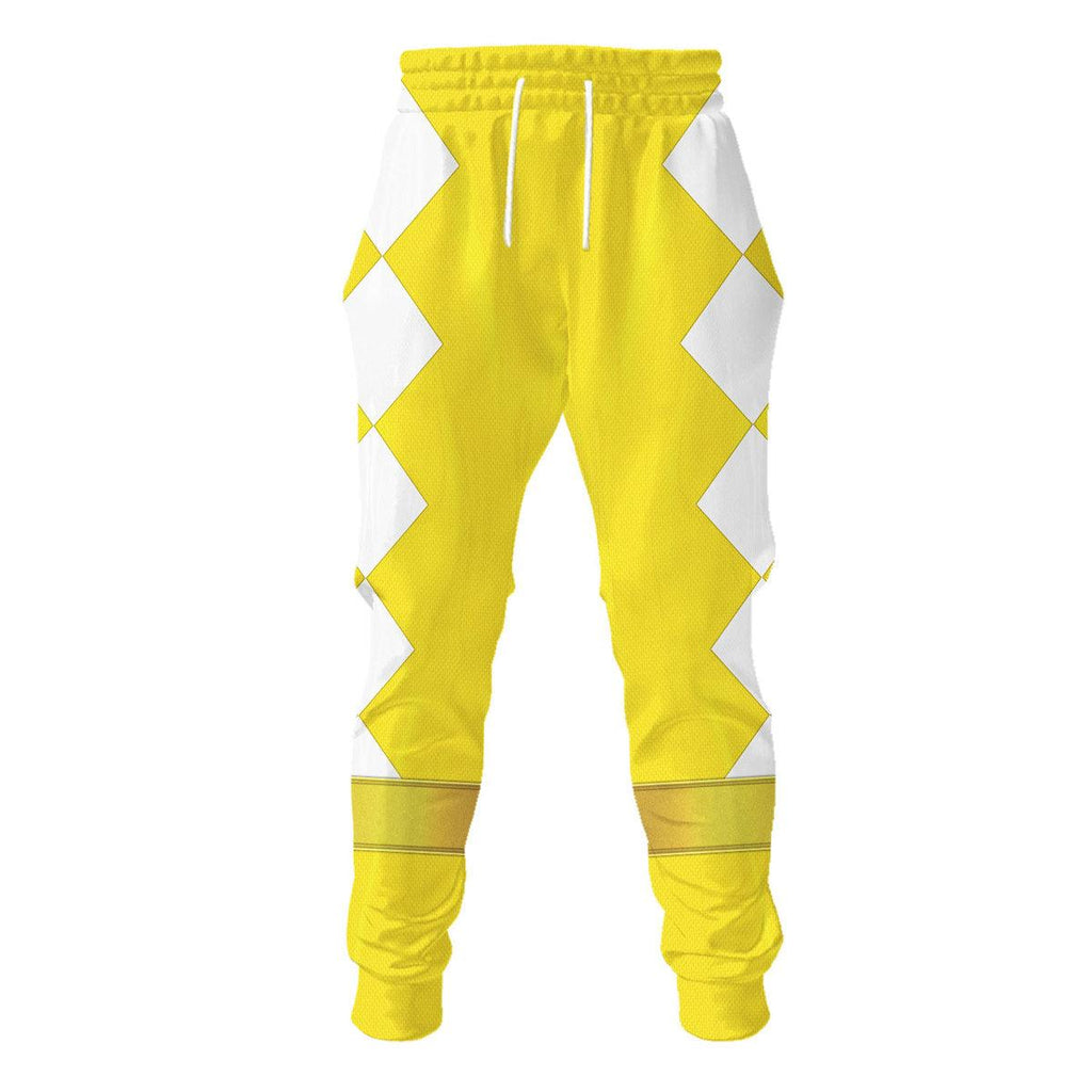 OodieGang Yellow Ranger Dino Thunder Hoodies Sweatshirt T-shirt Hawaiian Sweatpants - OodieGang.com