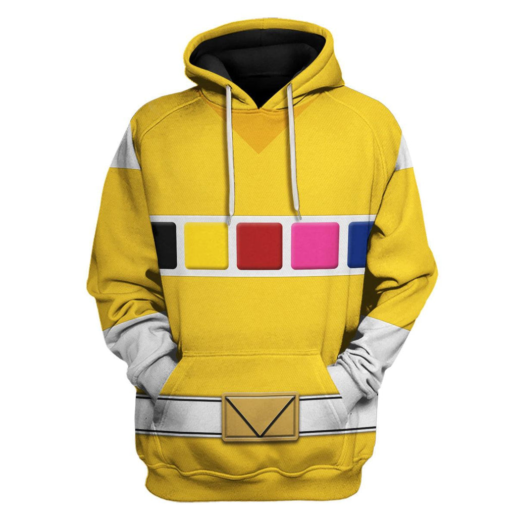 OodieGang Yellow Space Ranger Hoodies Sweatshirt T-shirt Hawaiian Tracksuit - OodieGang.com