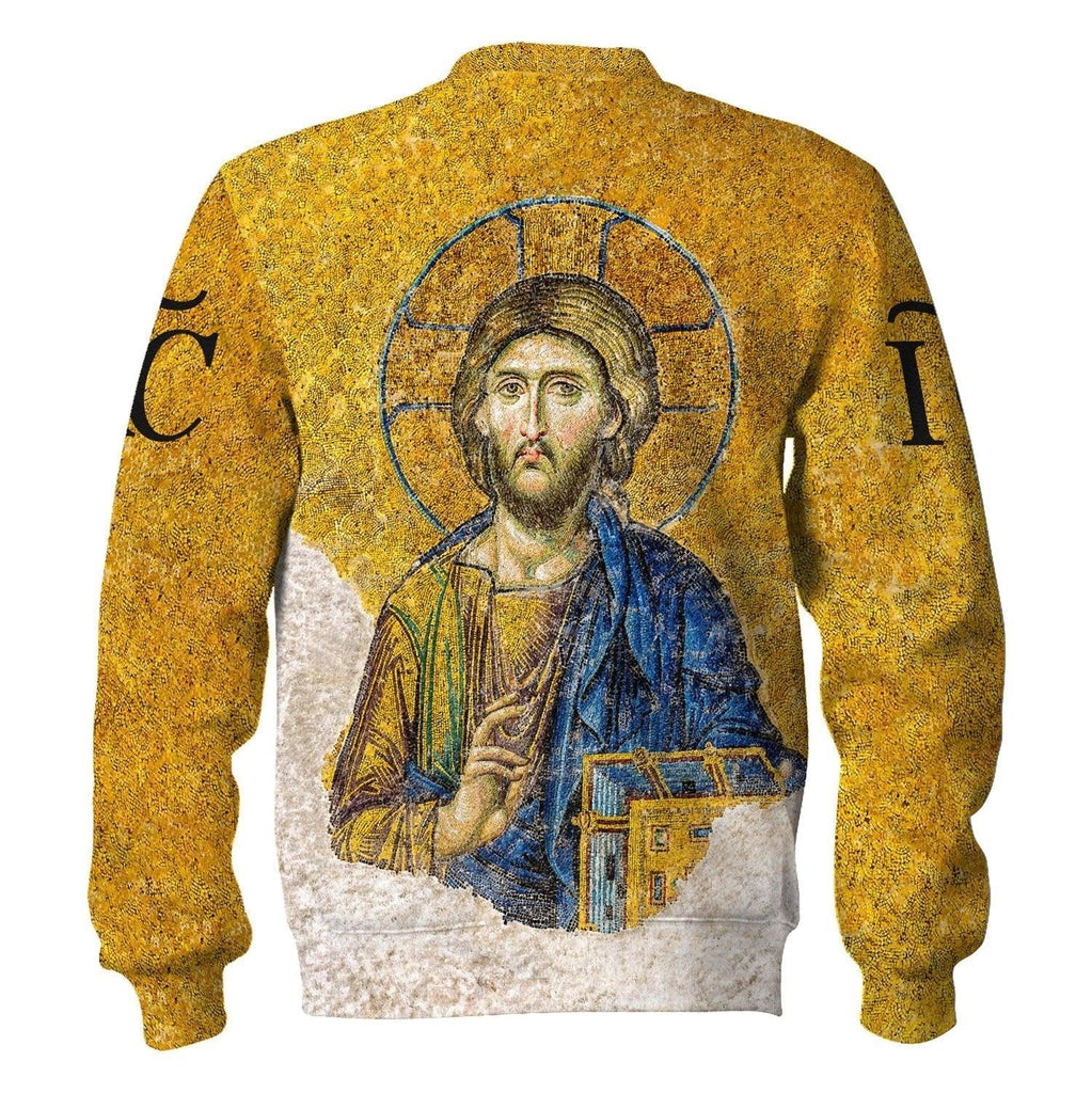 Gold Christian Orthodox Jesus Sweatshirt - OodieGang