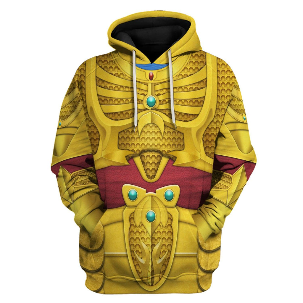 Goldar Mighty Morphin Hoodies Sweatshirt T-shirt Hawaiian Tracksuit - OodieGang.com