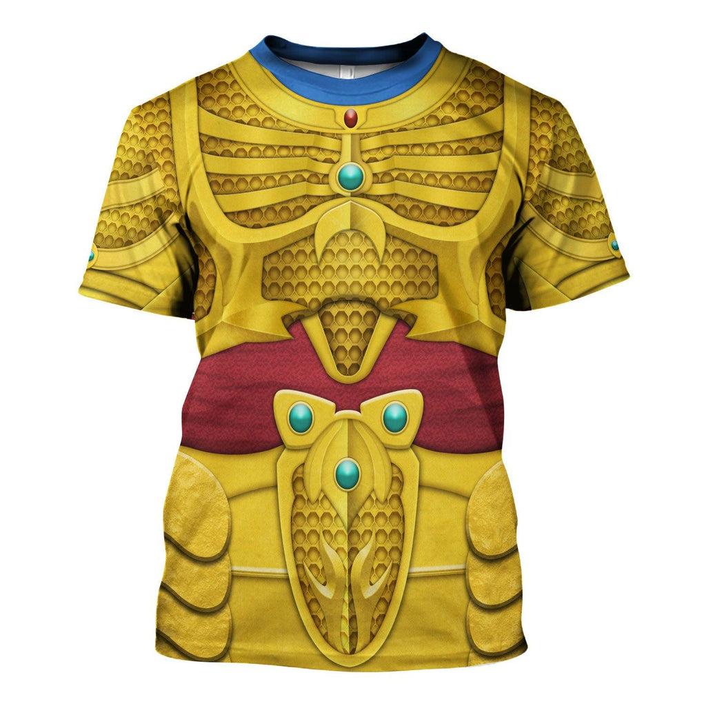 Goldar Mighty Morphin Hoodies Sweatshirt T-shirt Hawaiian Tracksuit - OodieGang.com