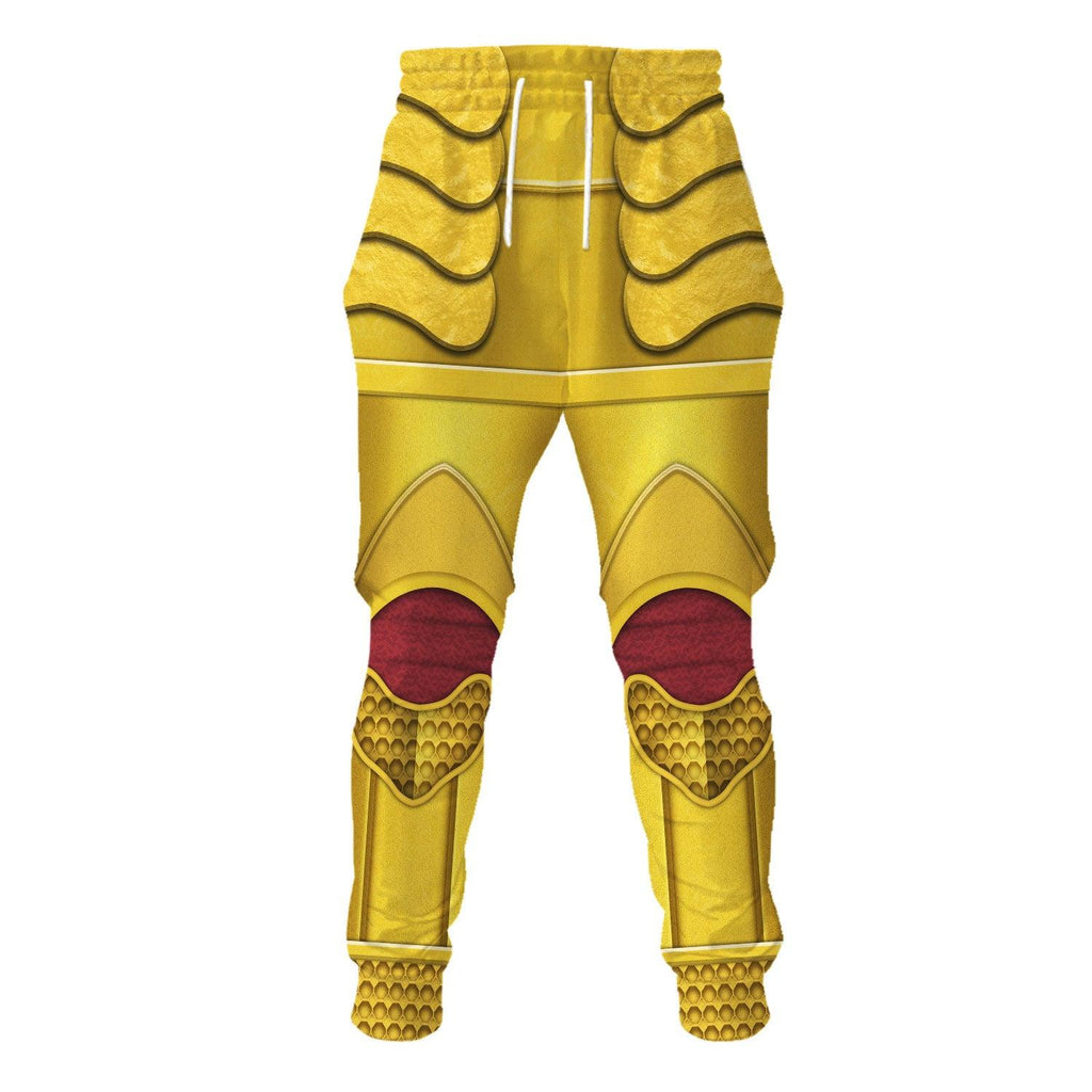 Goldar Mighty Morphin Hoodies Sweatshirt T-shirt Hawaiian Tracksuit - OodieGang.com