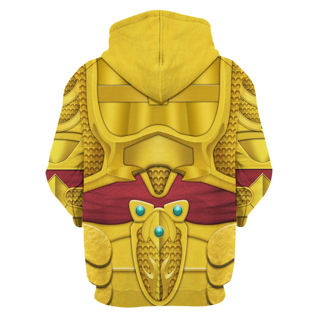 Goldar Mighty Morphin Hoodies Sweatshirt T-shirt Hawaiian Tracksuit - OodieGang.com