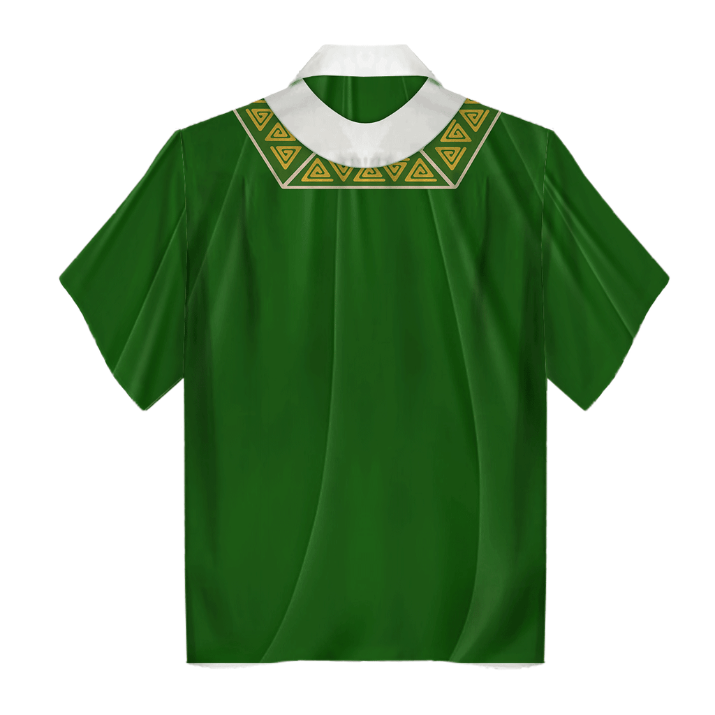 Green Liturgical Vestment Christianity Religion Hawaiian Shirt - OodieGang.com